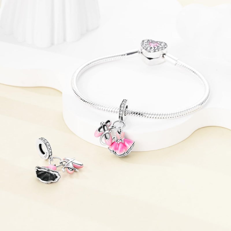 Hapour Store 925 Sterling Silver Charms for Bracelets Necklace European Jewelry Pendant Beads Charm for Women Mom - Image 2